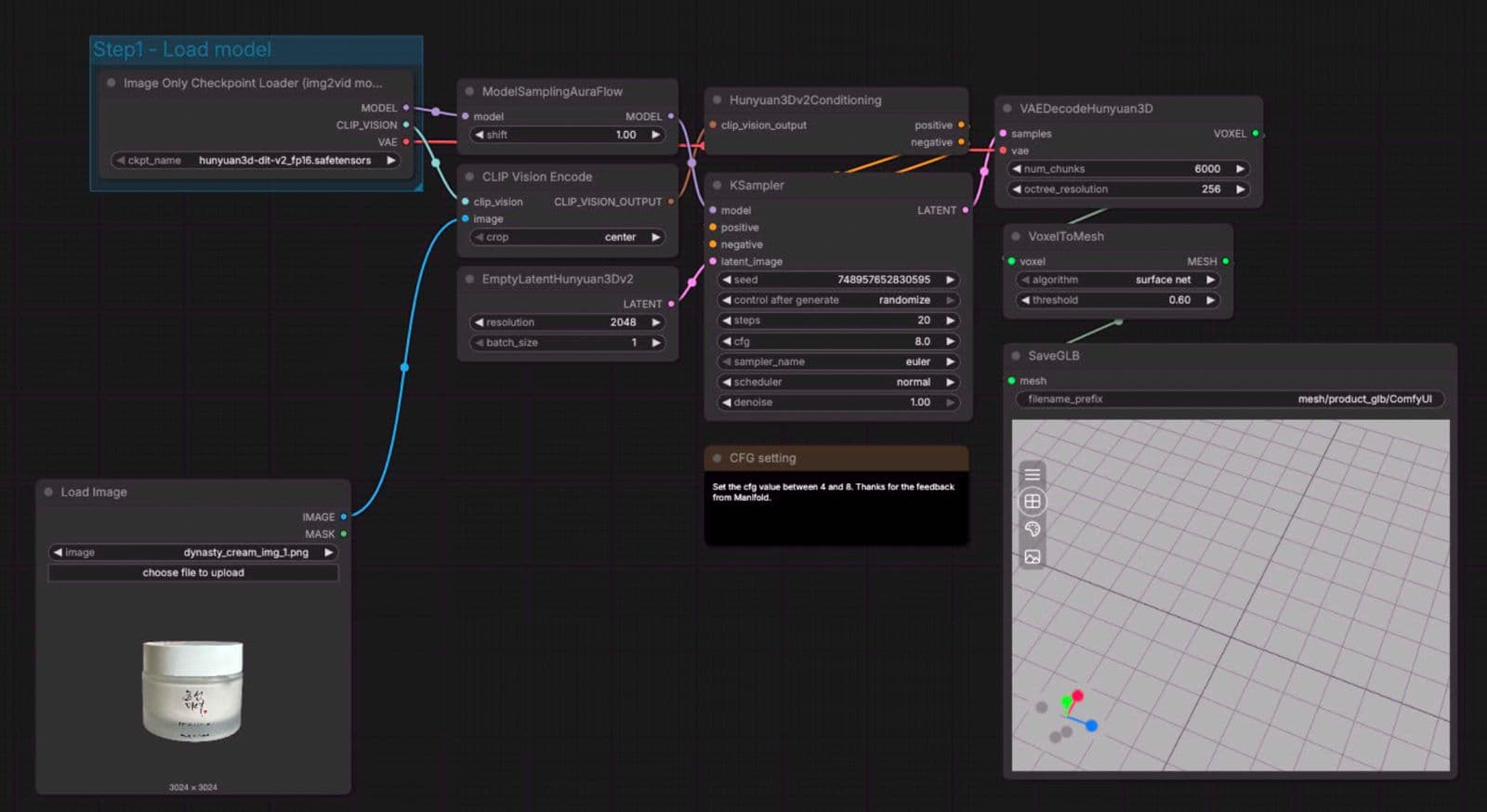 STEP 1 — 3D Reconstruction visual